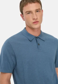 Herren Camel Active T-Shirts & Polos^Leichtes Strick-Polo aus reiner Baumwolle