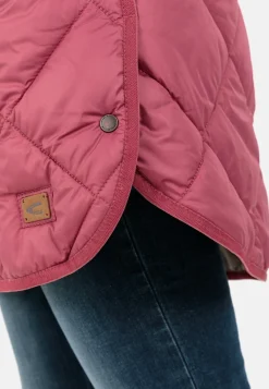 Damen Camel Active Jacken & Westen^Longweste mit Kapuze aus recyceltem Polyester