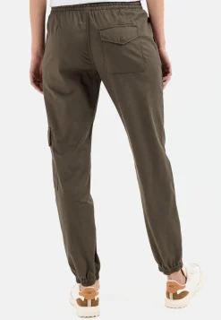 Damen Camel Active Hosen^Loose fit Cargo mit Kordelzug