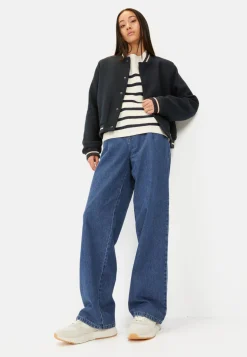 Damen Camel Active Hosen^Loose Fit Denim aus reiner Baumwolle