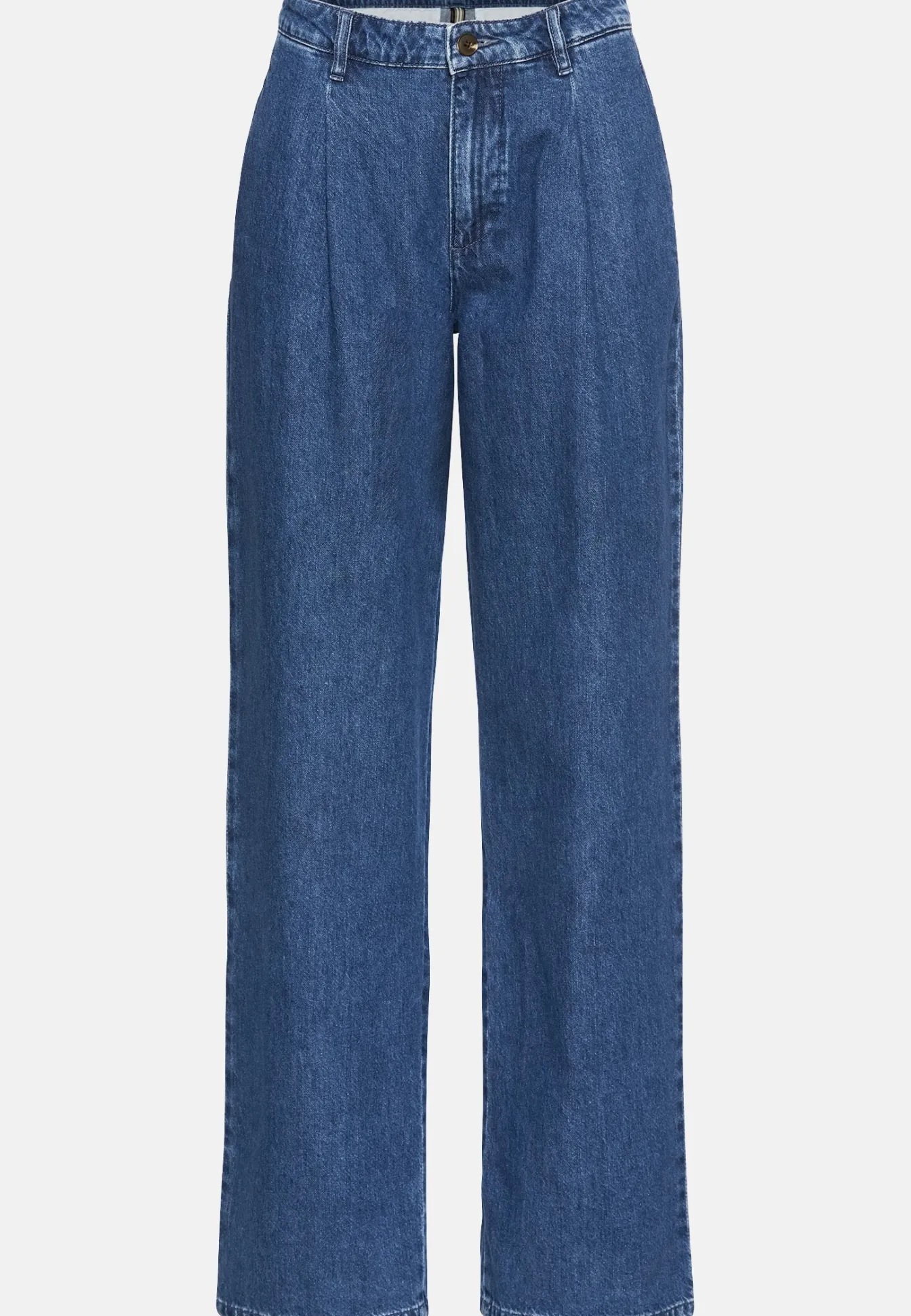 Damen Camel Active Hosen^Loose Fit Denim aus reiner Baumwolle