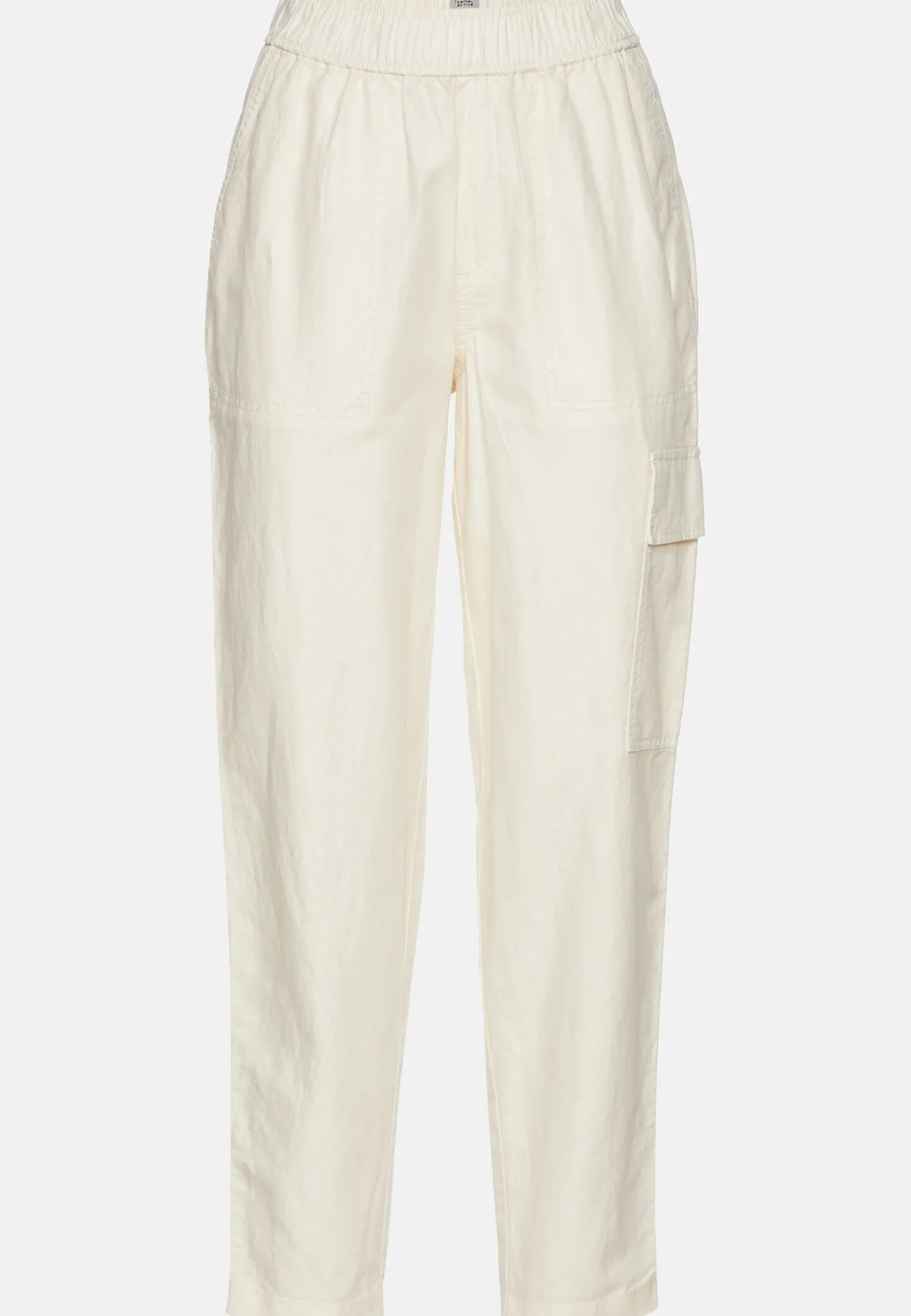 Damen Camel Active Hosen^Loose Fit Hose aus Leinenmix