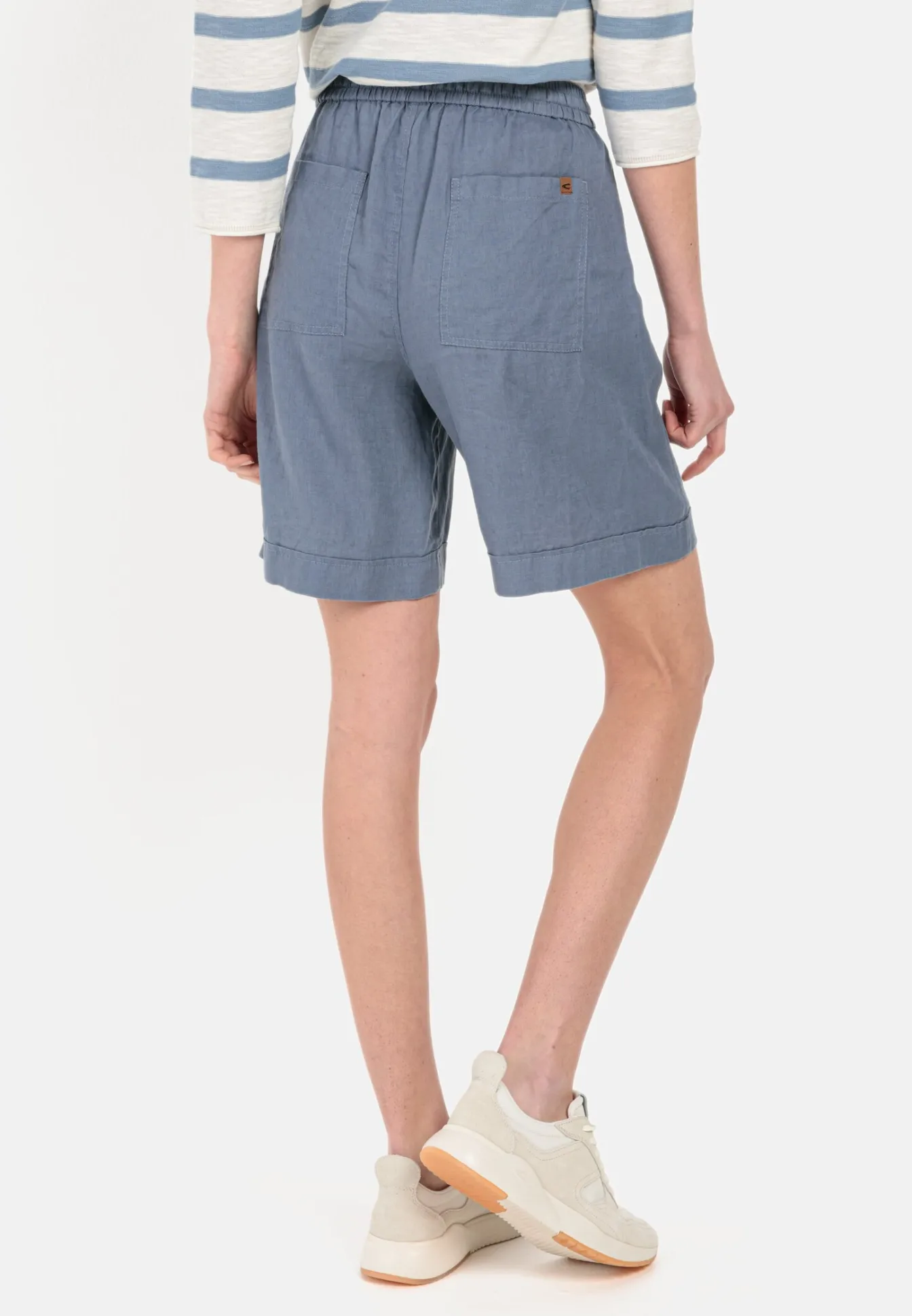 Damen Camel Active Hosen^Loose Fit Leinenshorts