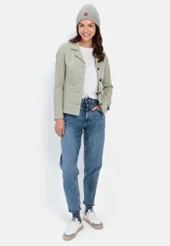 Damen Camel Active Jacken & Westen^Lässiger Blazer mit aufgesetzten Taschen