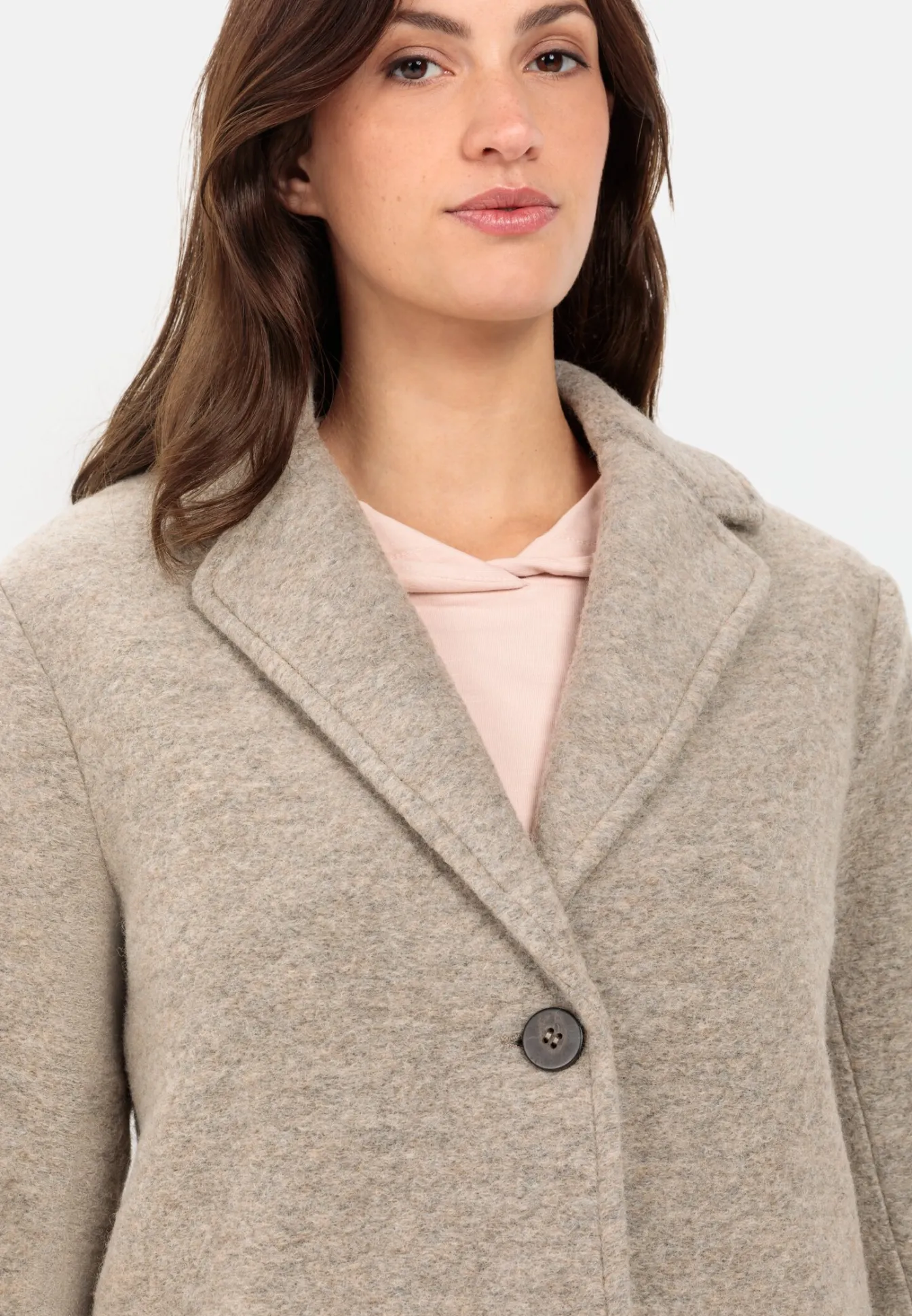 Damen Camel Active Jacken & Westen^Mantel aus einem warmen Wollmix