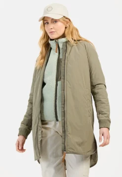 Damen Camel Active Jacken & Westen^Mantel aus recyceltem Polyester