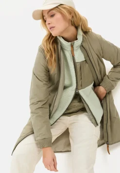 Damen Camel Active Jacken & Westen^Mantel aus recyceltem Polyester