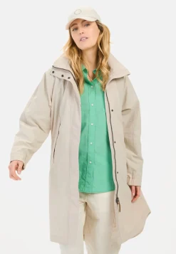 Damen Camel Active Jacken & Westen^Mantel mit integrierter Kapuze