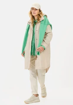 Damen Camel Active Jacken & Westen^Mantel mit integrierter Kapuze