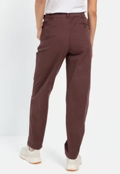 Damen Camel Active Hosen^Mom Fit Chino