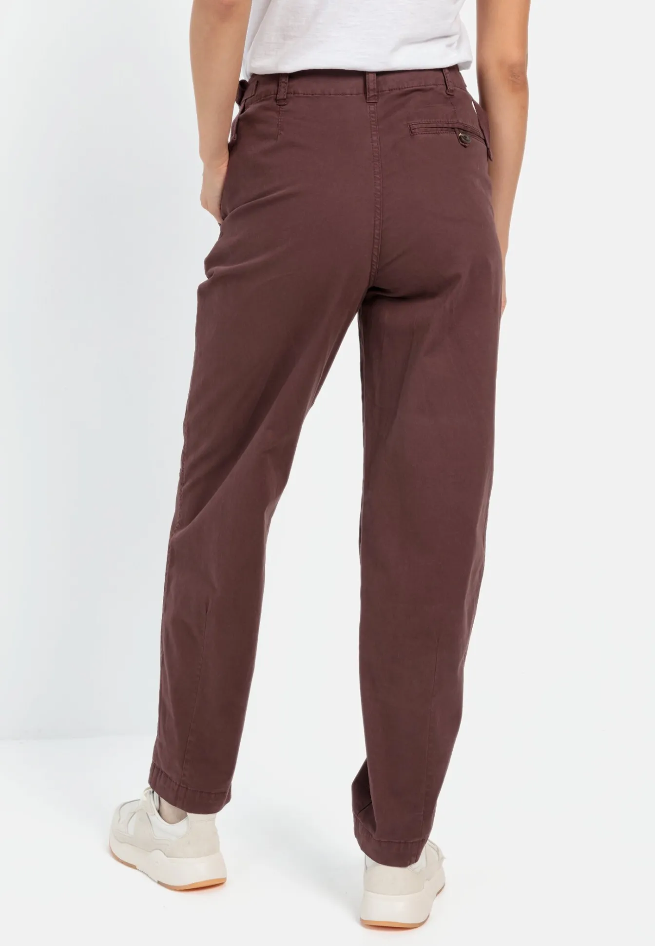 Damen Camel Active Hosen^Mom Fit Chino