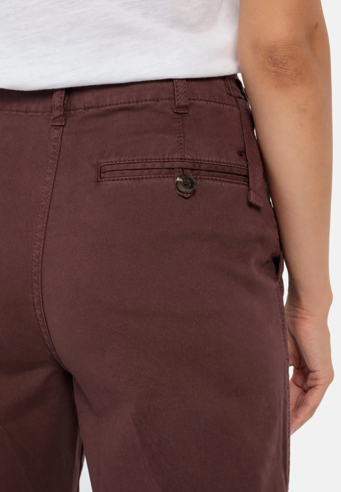 Damen Camel Active Hosen^Mom Fit Chino