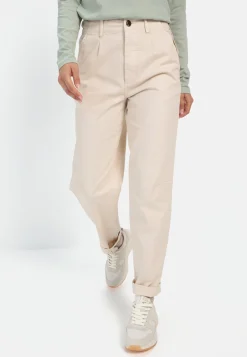 Damen Camel Active Hosen^Mom Fit Chino