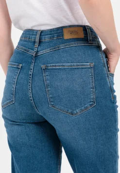 Damen Camel Active Hosen^Mom Fit 5-Pocket Jeans