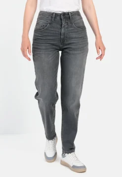 Damen Camel Active Hosen^Mom Fit 5-Pocket Jeans