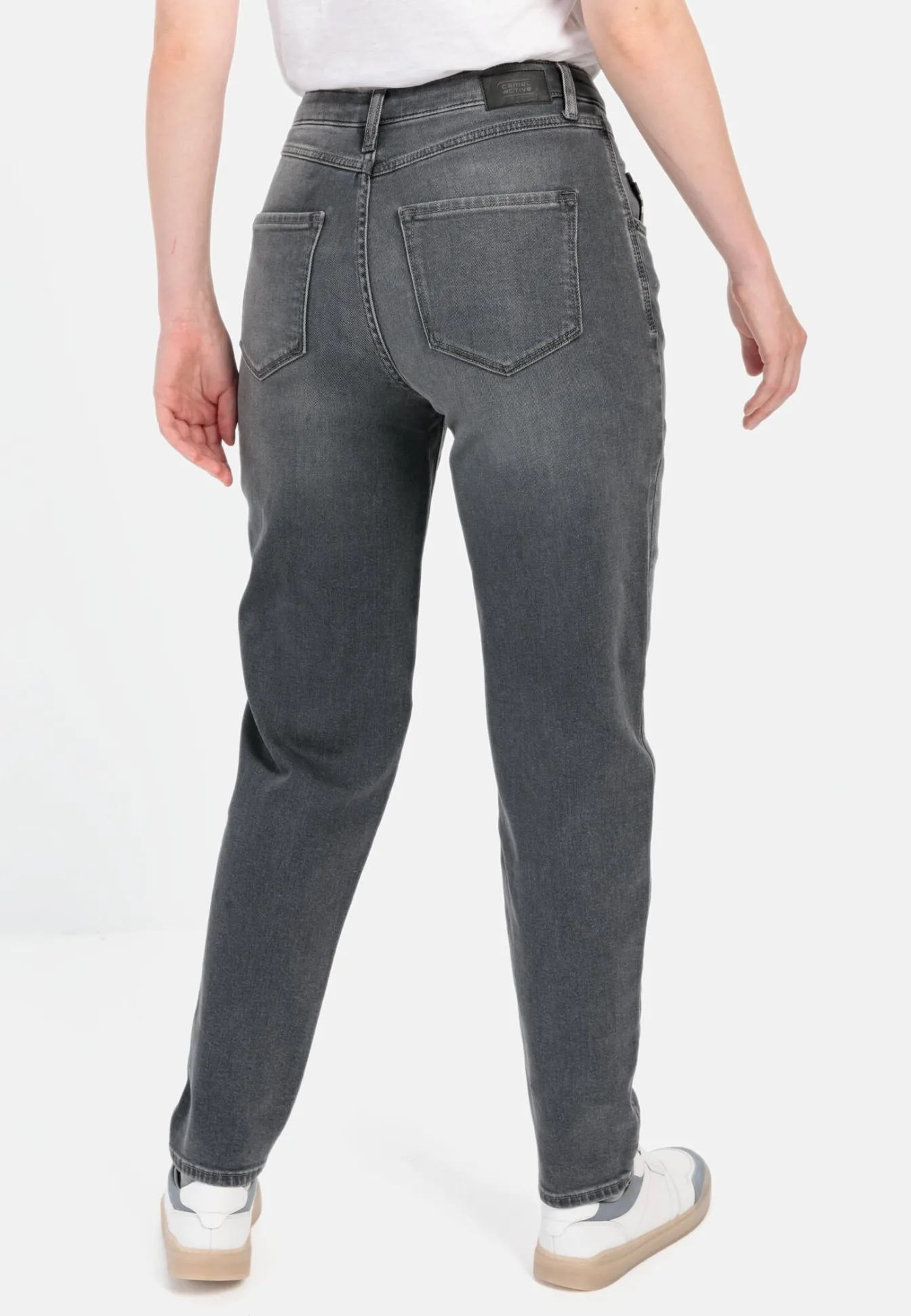 Damen Camel Active Hosen^Mom Fit 5-Pocket Jeans