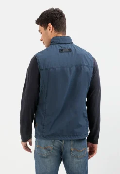 Herren Camel Active Jacken & Westen^Multipocket Weste mit Stehkragen