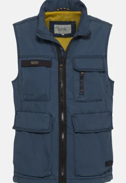 Herren Camel Active Jacken & Westen^Multipocket Weste mit Stehkragen
