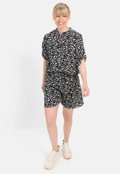 Damen Camel Active Blusen^Musselin-Schlupfbluse im Allover-Print