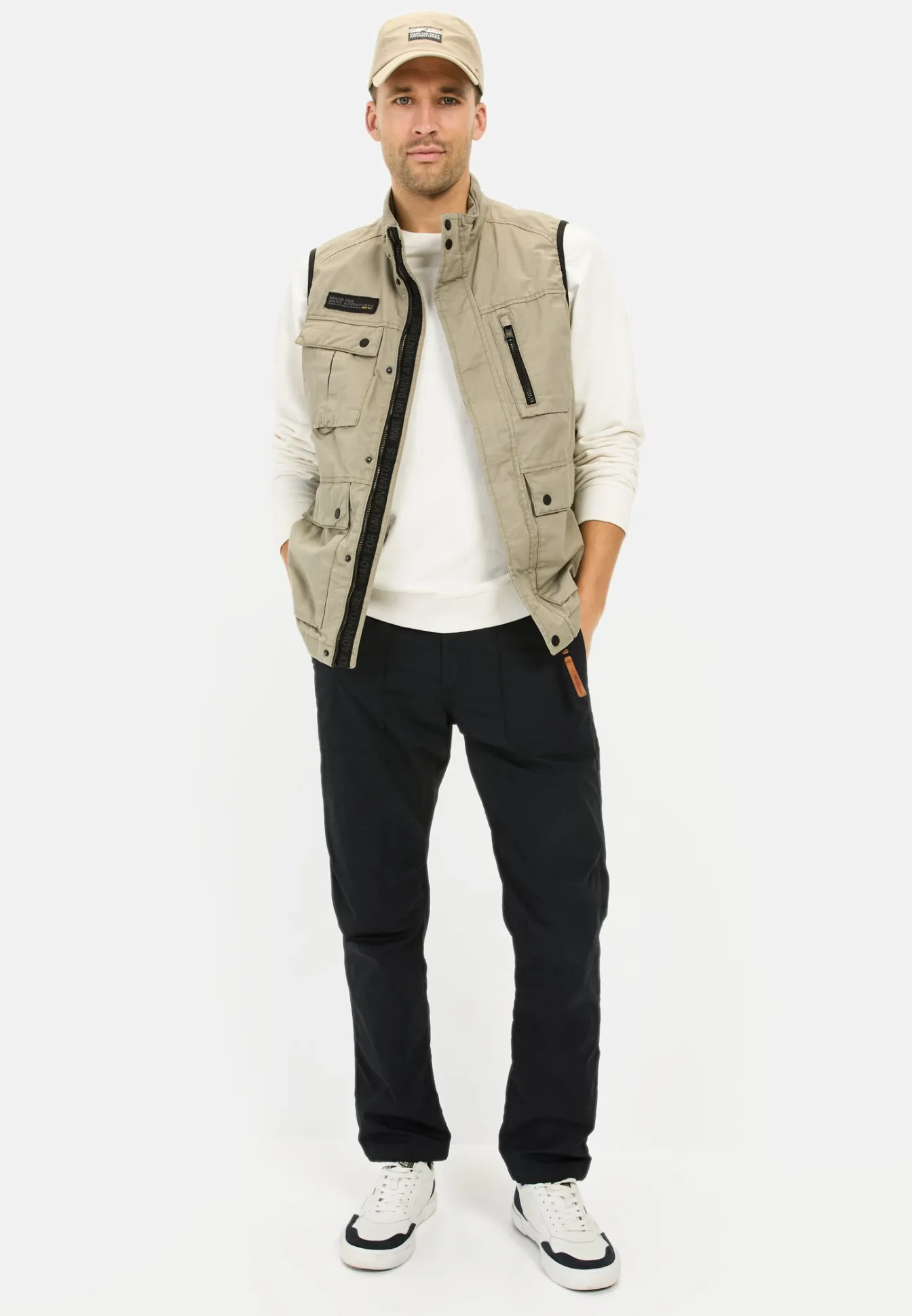 Herren Camel Active Jacken & Westen^Outdoor-Weste mit Stehkragen