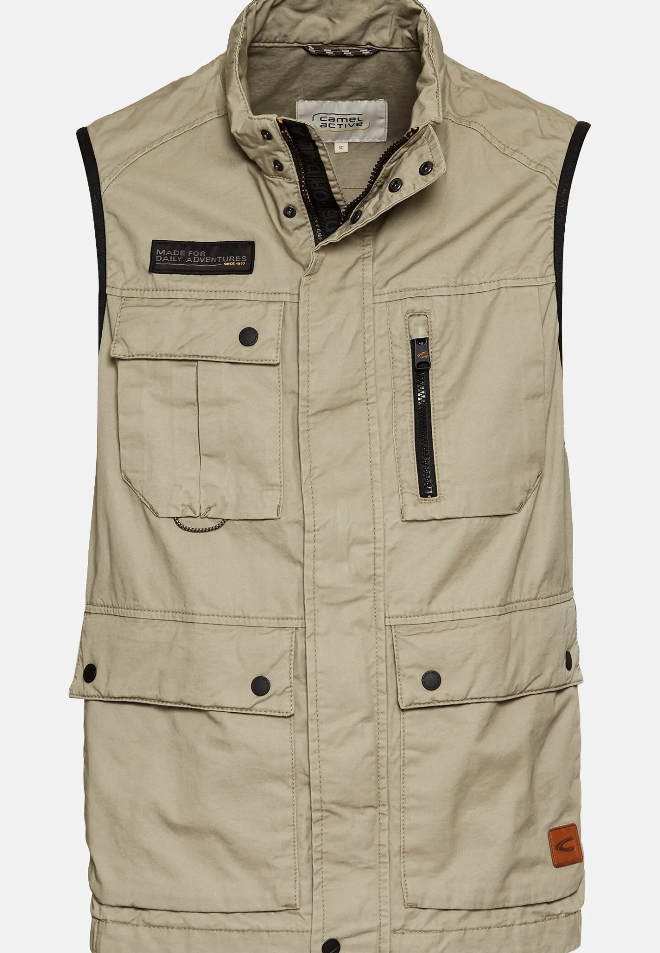 Herren Camel Active Jacken & Westen^Outdoor-Weste mit Stehkragen