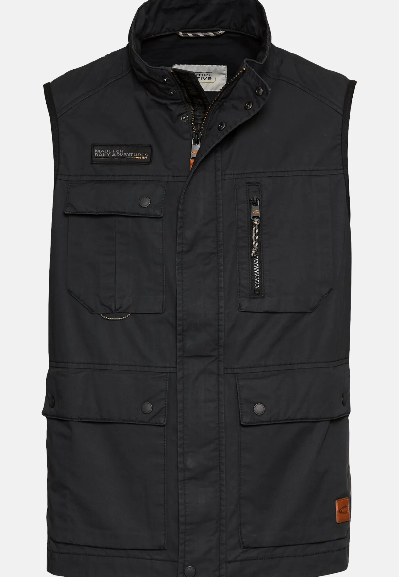 Herren Camel Active Jacken & Westen^Outdoor-Weste mit Stehkragen