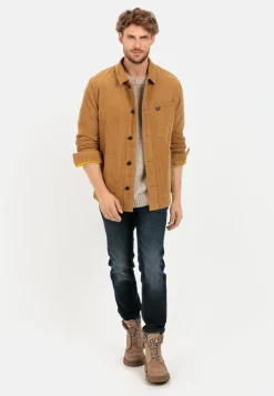 Herren Camel Active Jacken & Westen^Overshirt aus Baby Cord