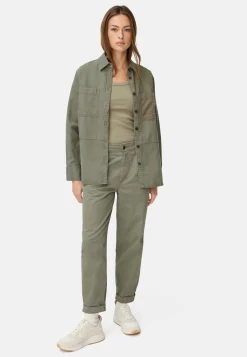 Damen Camel Active Overshirts^Overshirt aus Baumwoll-Lyocell-Mix