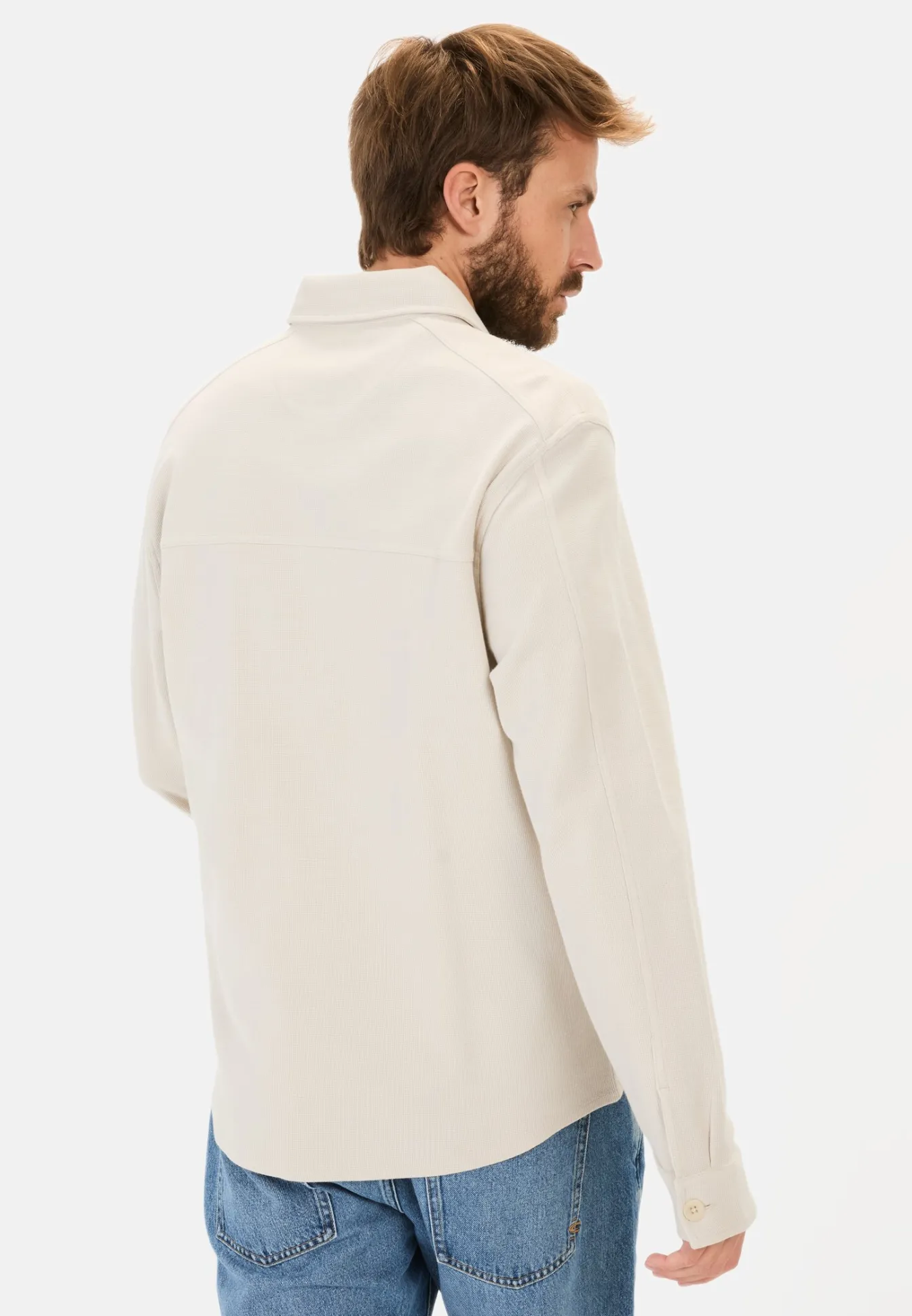 Herren Camel Active Overshirts^Overshirt aus reiner Baumwolle