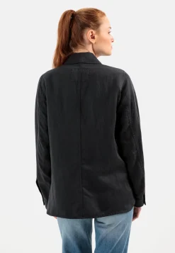 Damen Camel Active Blusen|Overshirts^Overshirt im sommerlichen Leinenmix