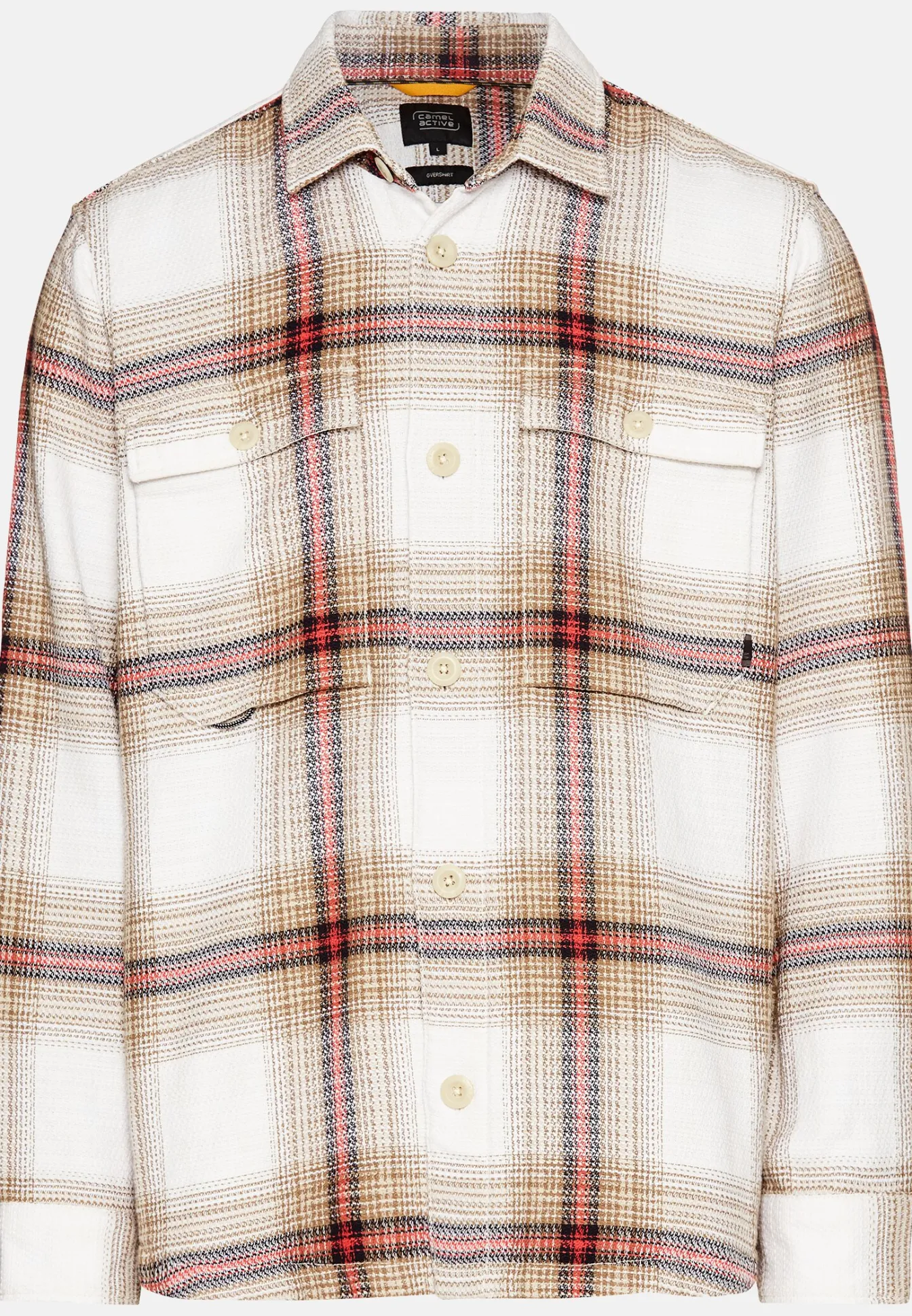 Herren Camel Active Overshirts^Overshirt mit seitlichen Eingrifftaschen