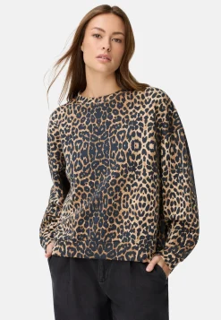 Damen Camel Active Sweatshirts & Hoodies^Oversized Sweatshirt aus reiner Baumwolle