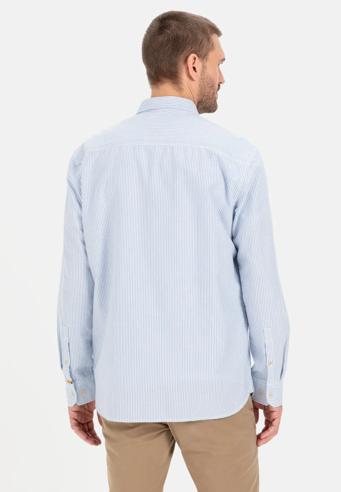 Herren Camel Active Hemden^Oxford Streifenhemd aus nachhaltigem Organic Cotton