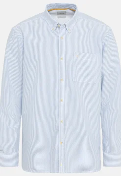 Herren Camel Active Hemden^Oxford Streifenhemd aus nachhaltigem Organic Cotton