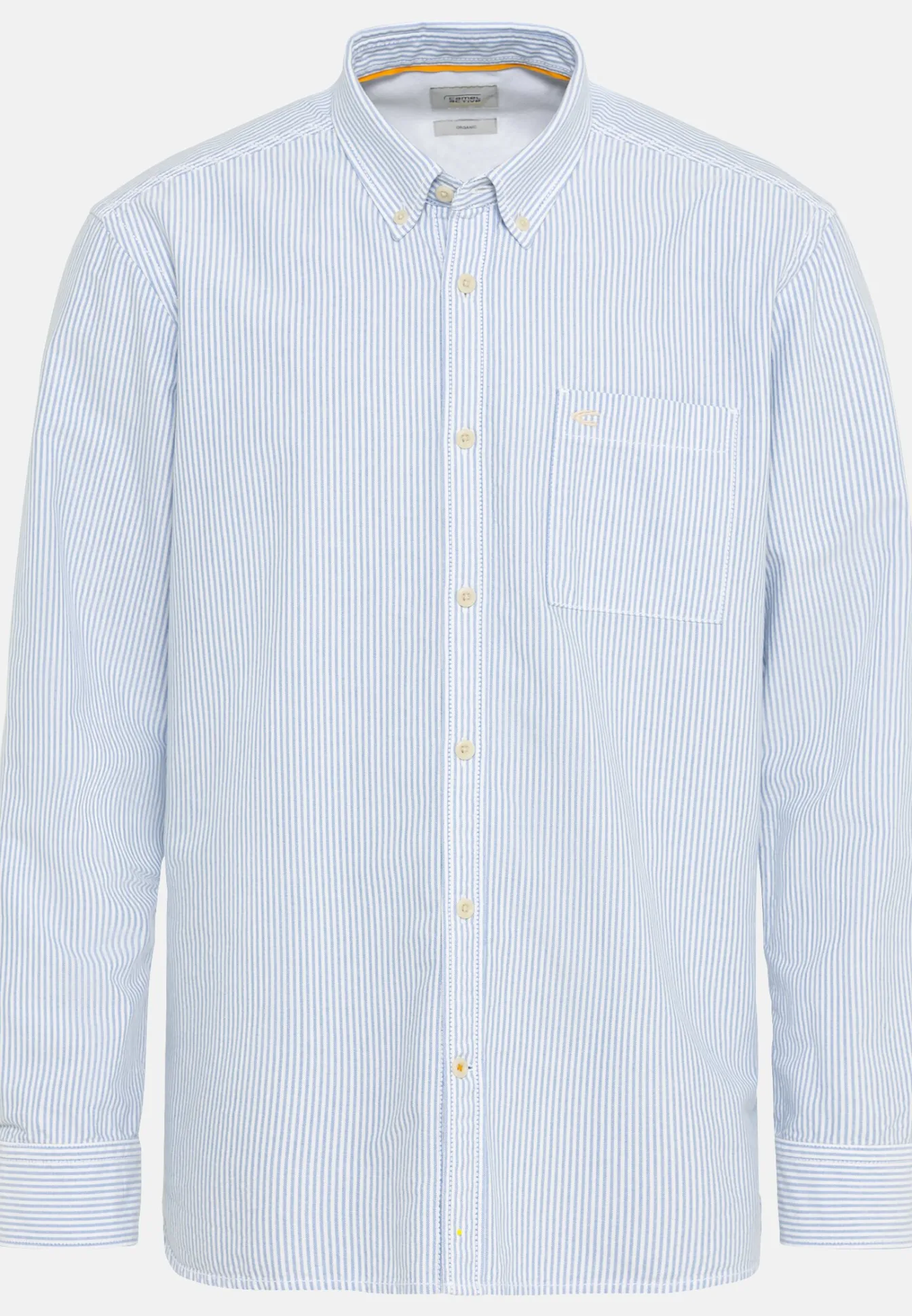 Herren Camel Active Hemden^Oxford Streifenhemd aus nachhaltigem Organic Cotton