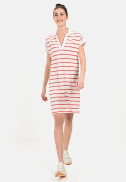 Damen Camel Active Kleider^Piqué Polokleid aus zertifiziertem Organic Cotton