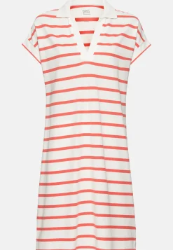 Damen Camel Active Kleider^Piqué Polokleid aus zertifiziertem Organic Cotton