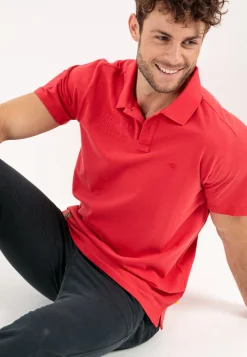 Herren Camel Active T-Shirts & Polos^Piqué Poloshirt aus reiner Baumwolle