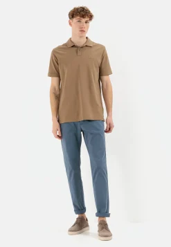 Herren Camel Active T-Shirts & Polos^Piqué Poloshirt aus reiner Baumwolle