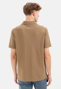 Herren Camel Active T-Shirts & Polos^Piqué Poloshirt aus reiner Baumwolle