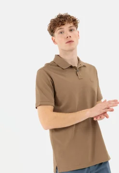 Herren Camel Active T-Shirts & Polos^Piqué Poloshirt aus reiner Baumwolle