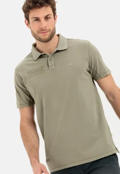Herren Camel Active T-Shirts & Polos^Piqué Poloshirt aus reiner Baumwolle