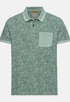 Herren Camel Active T-Shirts & Polos^Piqué Poloshirt mit floralem Allover-Print