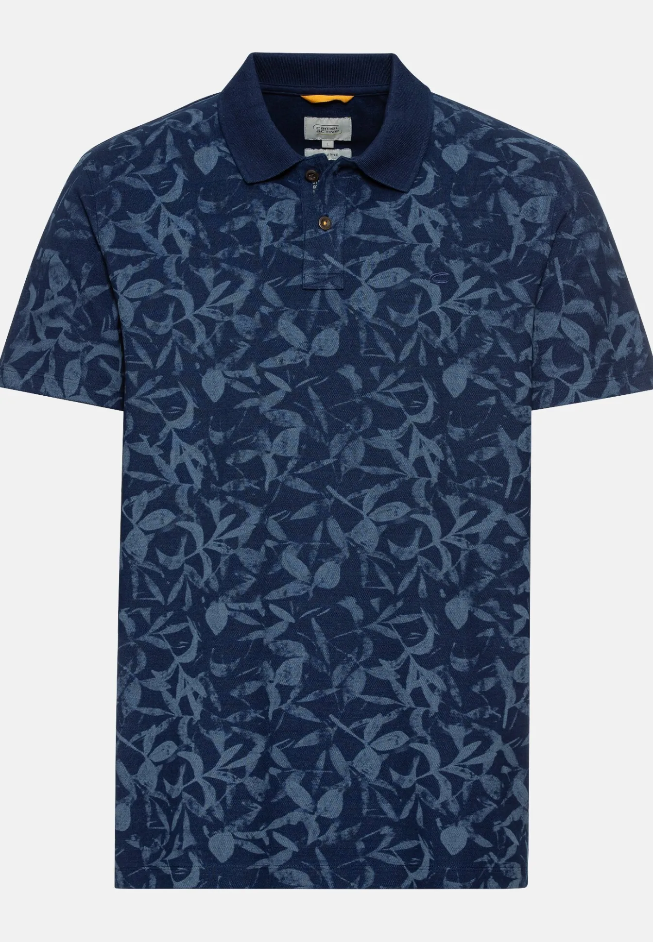 Herren Camel Active T-Shirts & Polos^Pique Poloshirt mit floralem Print