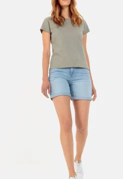 Damen Camel Active Hosen^5-Pocket Shorts Relaxed Fit