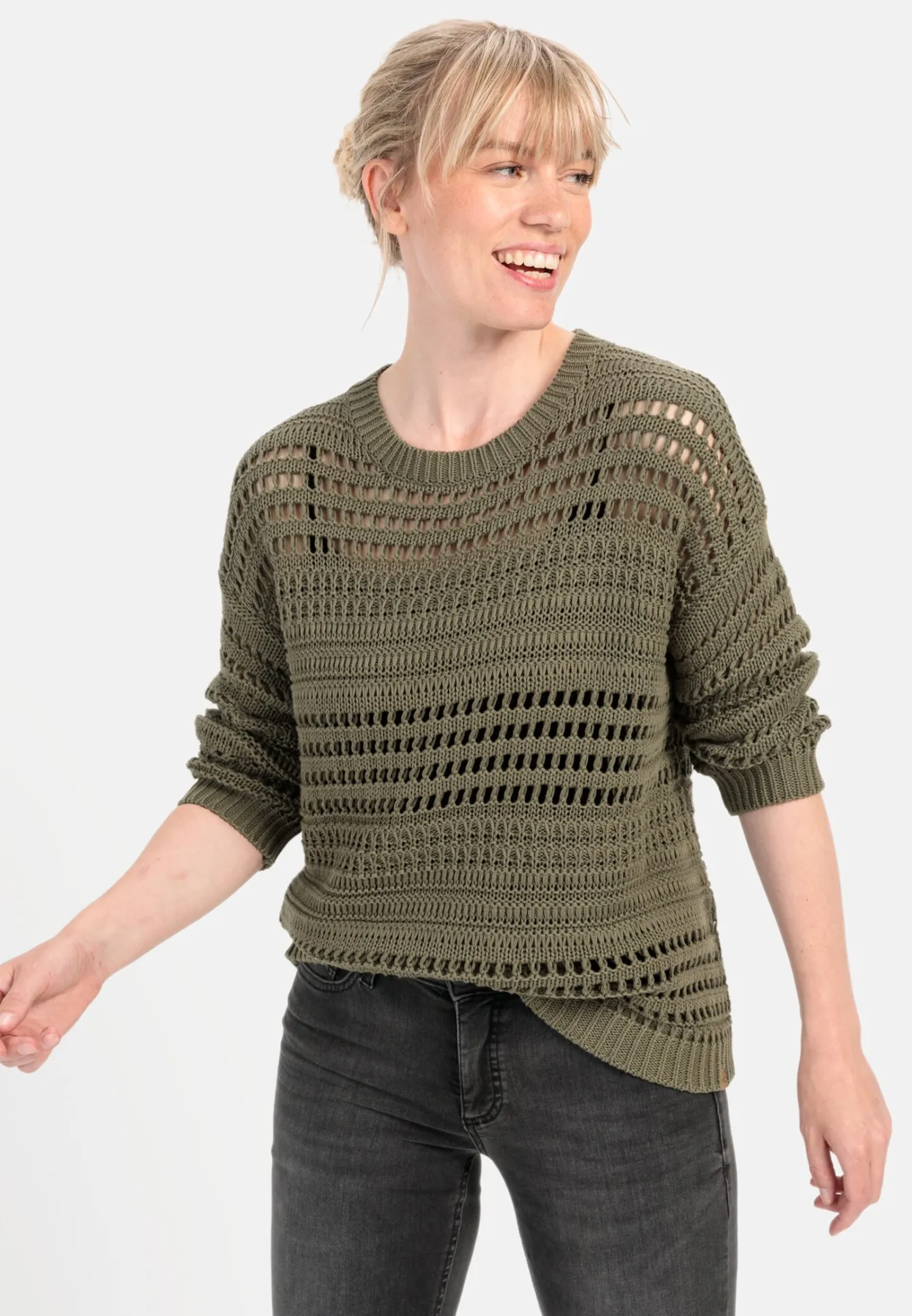 Damen Camel Active Pullover & Cardigans^Pullover