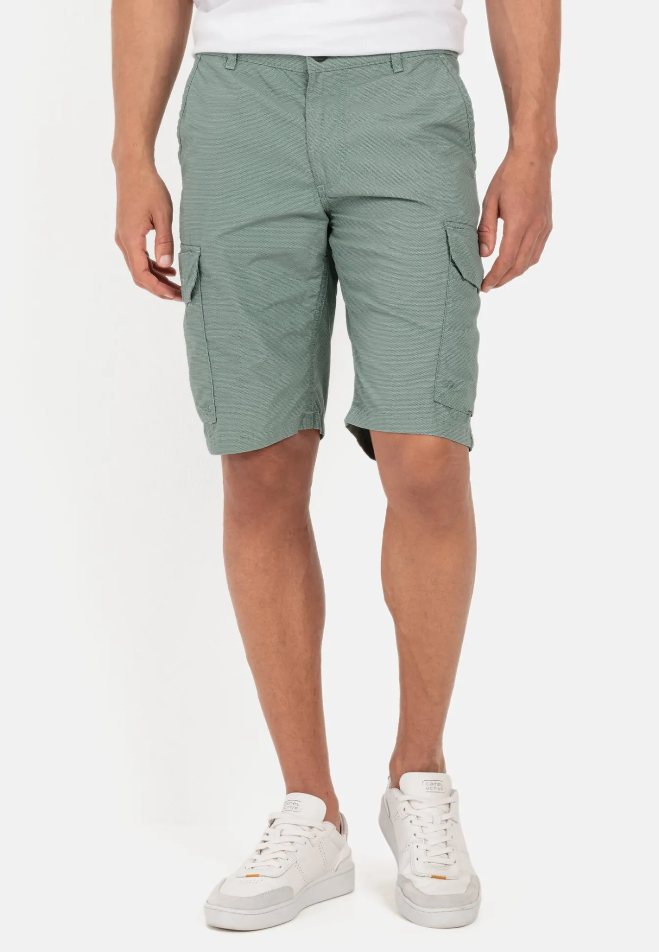 Herren Camel Active Shorts & Bermudas^Regular Fit Cargo Shorts mit Minimal Print