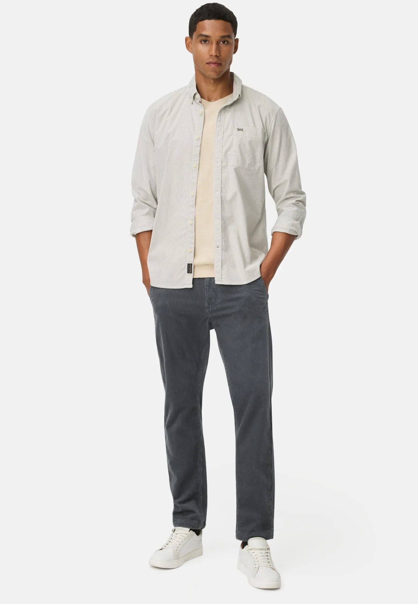 Herren Camel Active Hosen^Regular Fit Chino Hose aus Cord