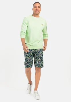 Herren Camel Active Shorts & Bermudas^Regular Fit Chino Short mit Allover-Print