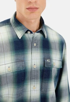 Herren Camel Active Hemden^Regular Fit Langarmhemd aus Baumwolle